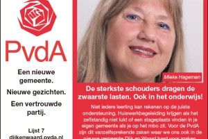 Mieke Hageman (nr. 4) in Heerhugowaards- en Langedijker Nieuwsblad